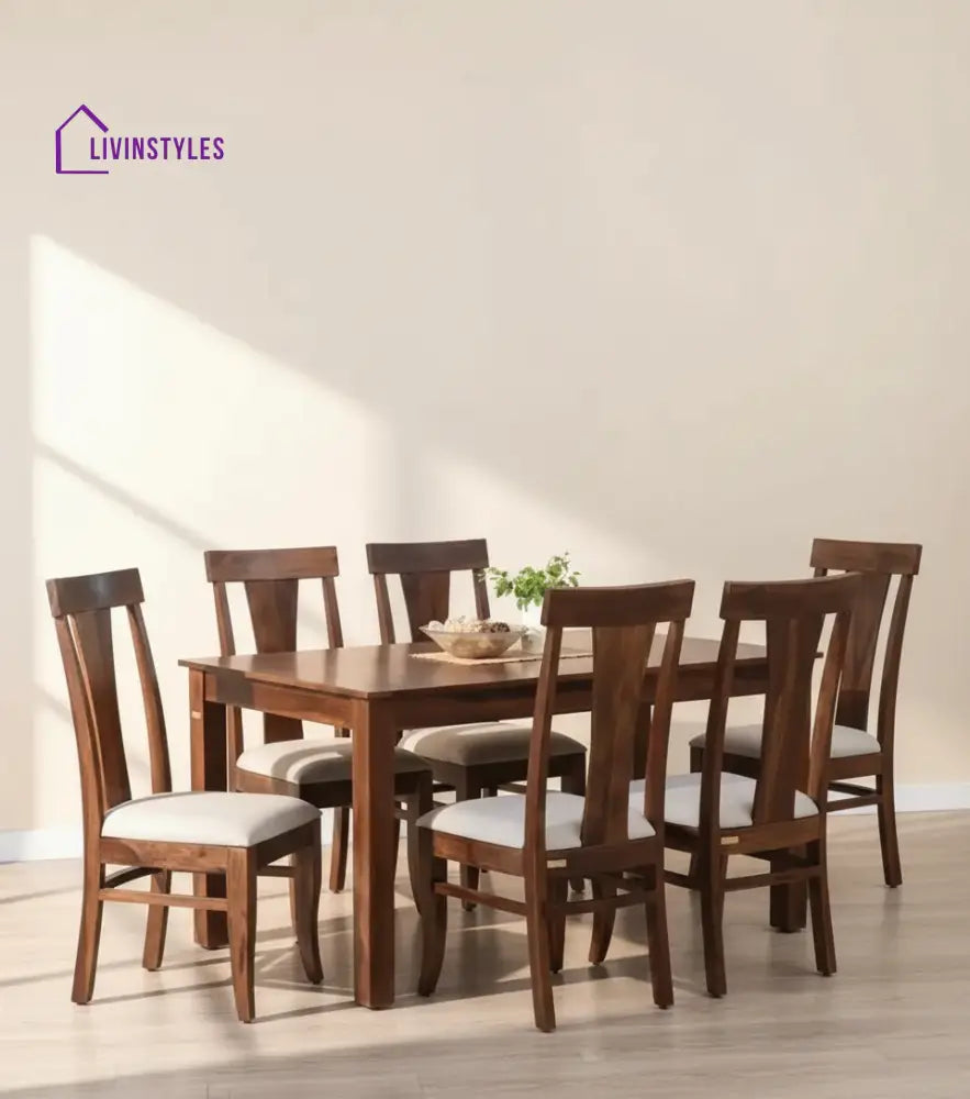 Haven Sheesham Wood 6 Seater Dining Set Dining Set