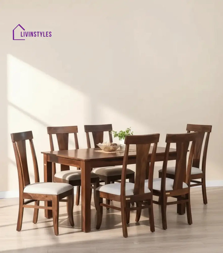 Haven Sheesham Wood 6 Seater Dining Set Dining Set