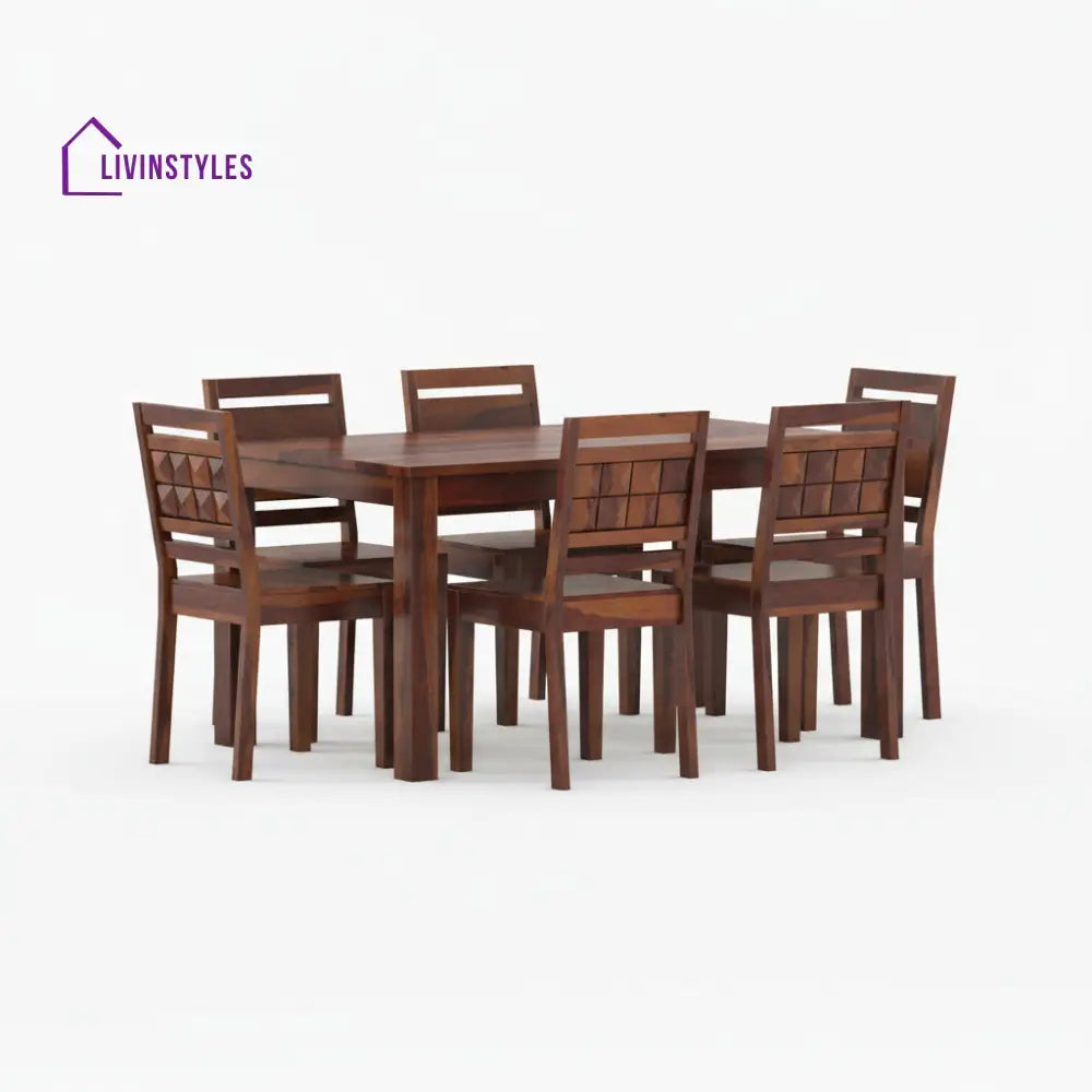 Carla Sheesham Wood dining table set