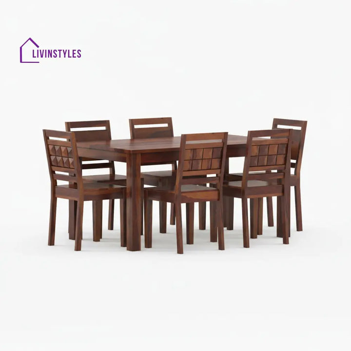 Carla Sheesham Wood dining table set