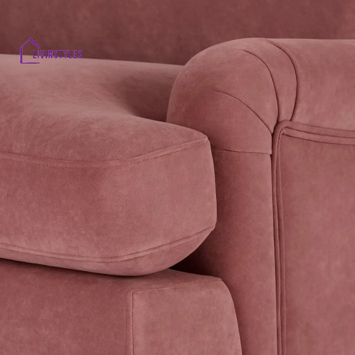 Carlos Loveseat - Dusky Pink - Sofas