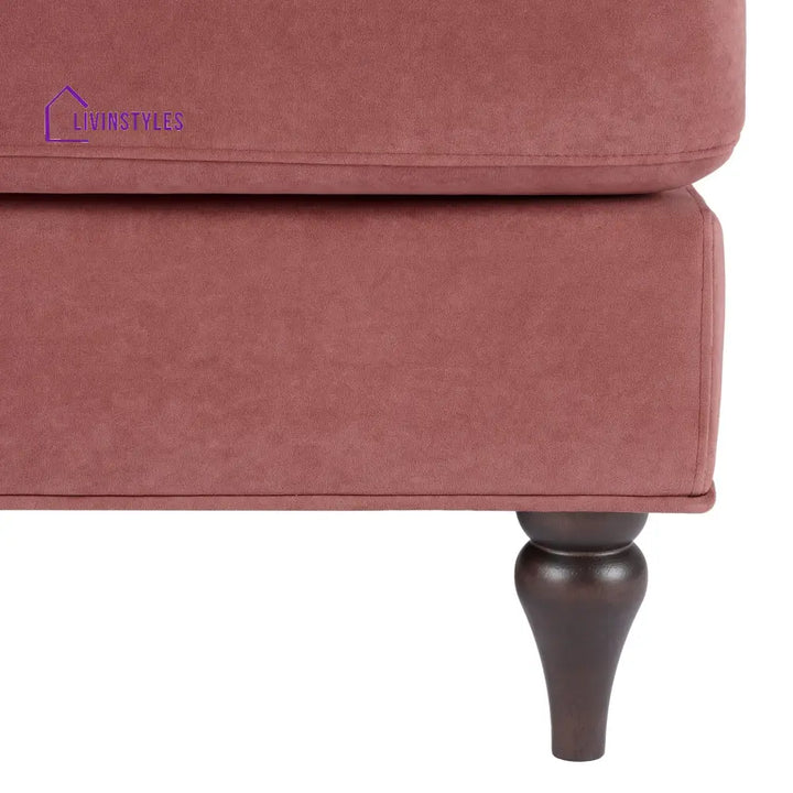 Carlos Loveseat - Dusky Pink - Sofas