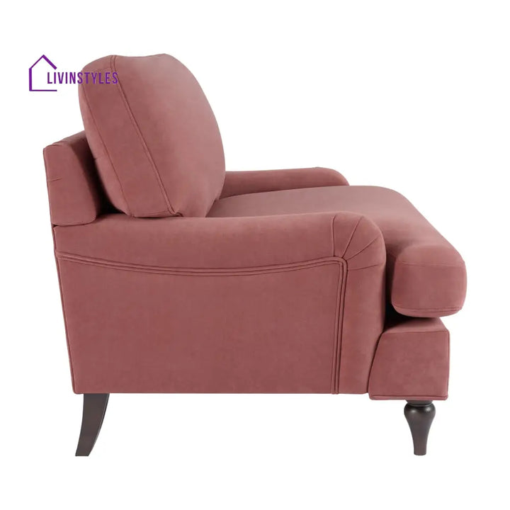 Carlos Loveseat - Dusky Pink - Sofas