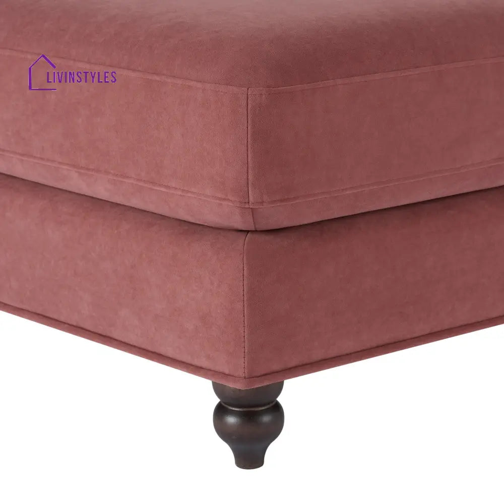 Carlos Pouffe - Dusky Pink - Pouffes