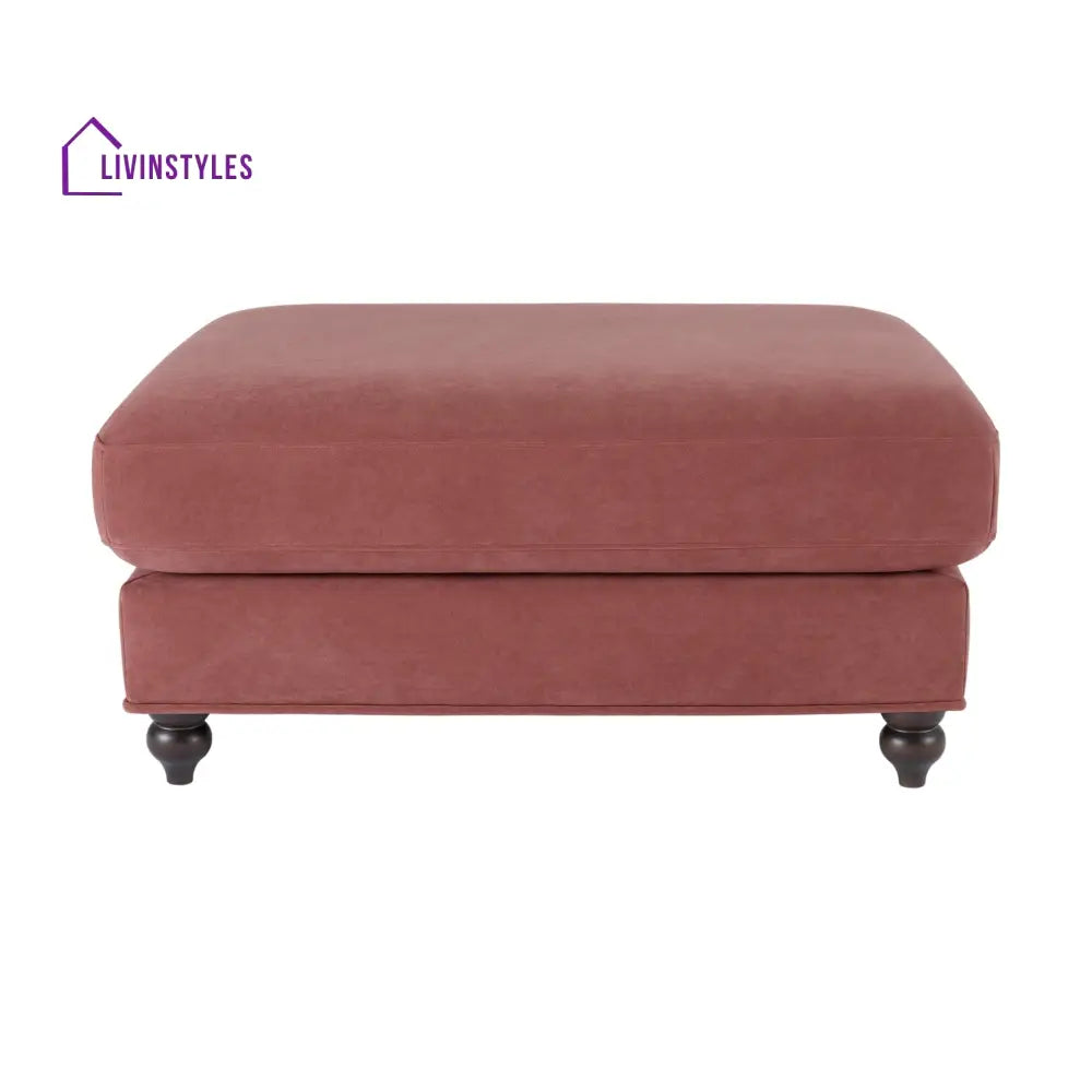 Carlos Pouffe - Dusky Pink - Pouffes