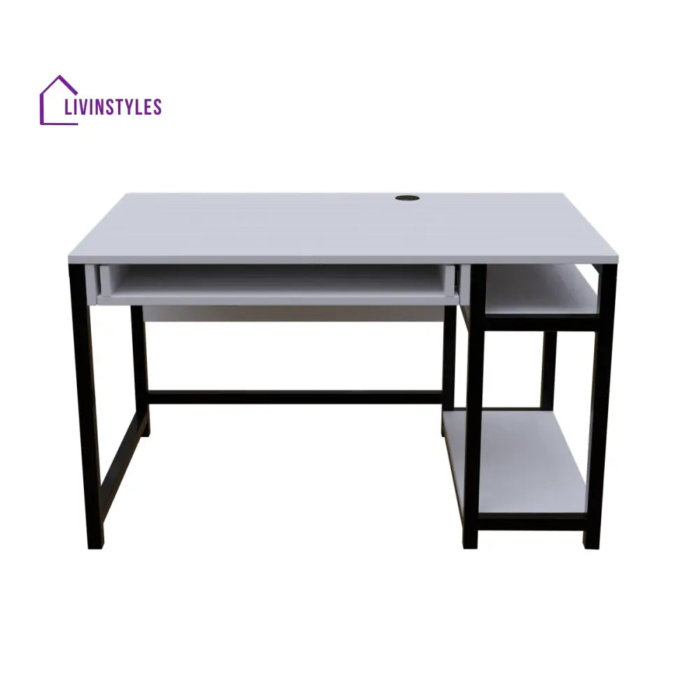 Carter Computer Table With Open Storage | Computer Table | Study Table for Home - Art & Drafting Tables