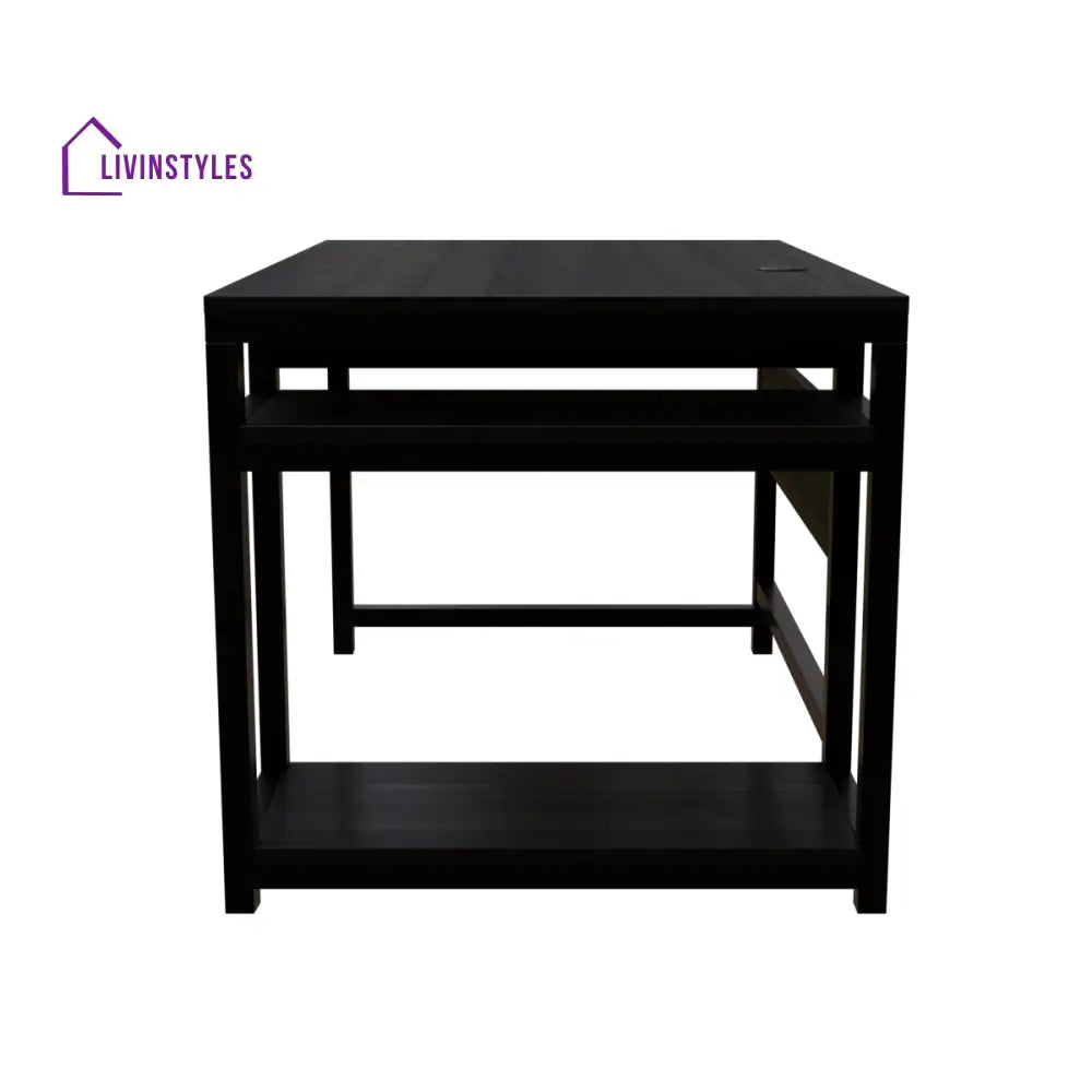 Carter Computer Table With Open Storage | Computer Table | Study Table for Home - Art & Drafting Tables