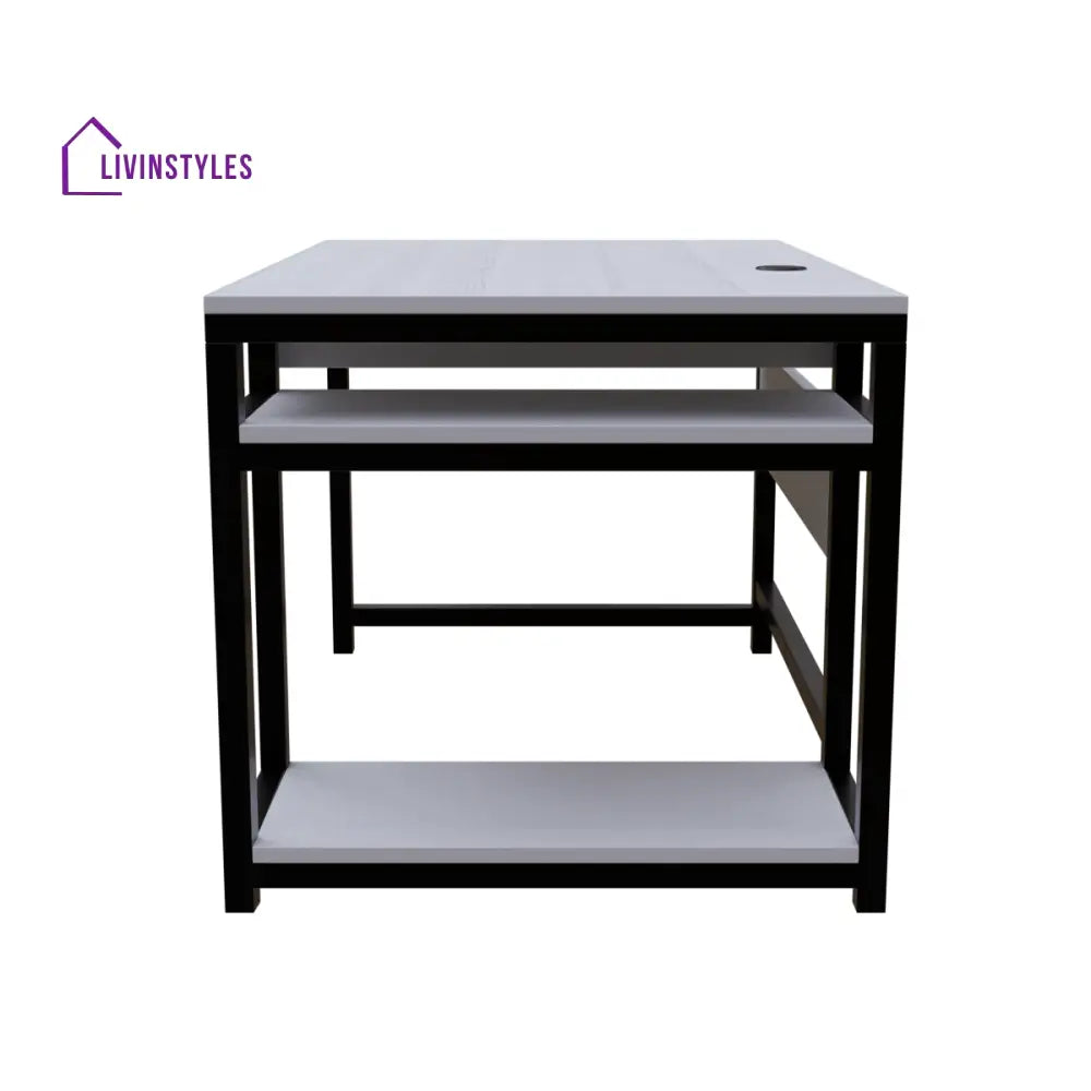 Carter Computer Table With Open Storage | Computer Table | Study Table for Home - Art & Drafting Tables