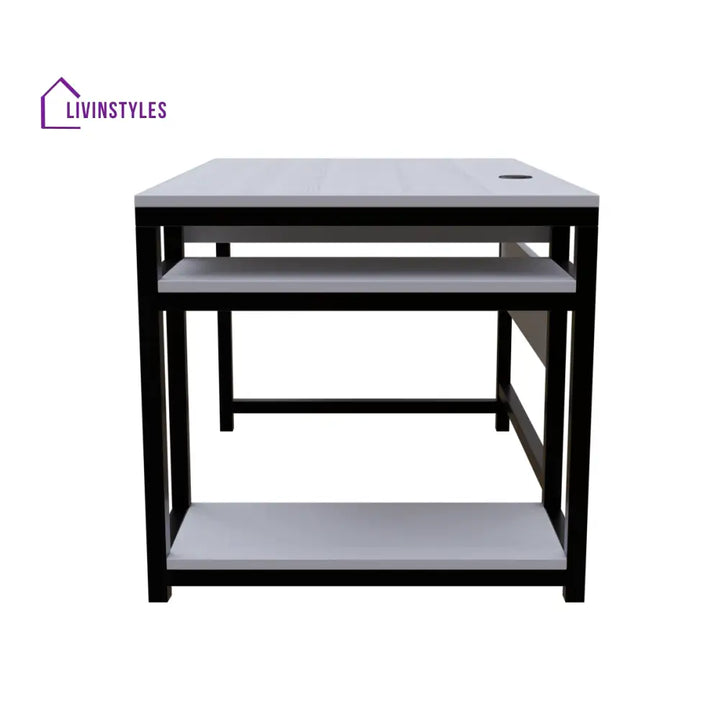 Carter Computer Table With Open Storage | Computer Table | Study Table for Home - Art & Drafting Tables