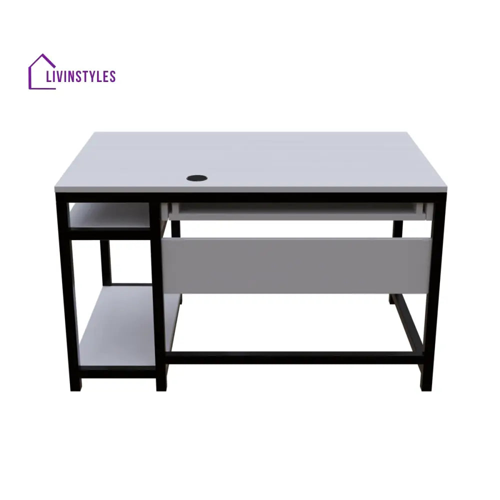 Carter Computer Table With Open Storage | Computer Table | Study Table for Home - Art & Drafting Tables