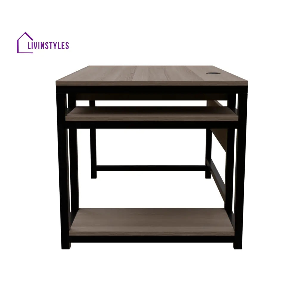 Carter Computer Table With Open Storage | Computer Table | Study Table for Home - Art & Drafting Tables