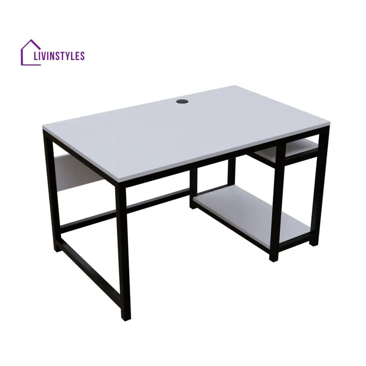 Carter Computer Table With Open Storage | Computer Table | Study Table for Home - Art & Drafting Tables