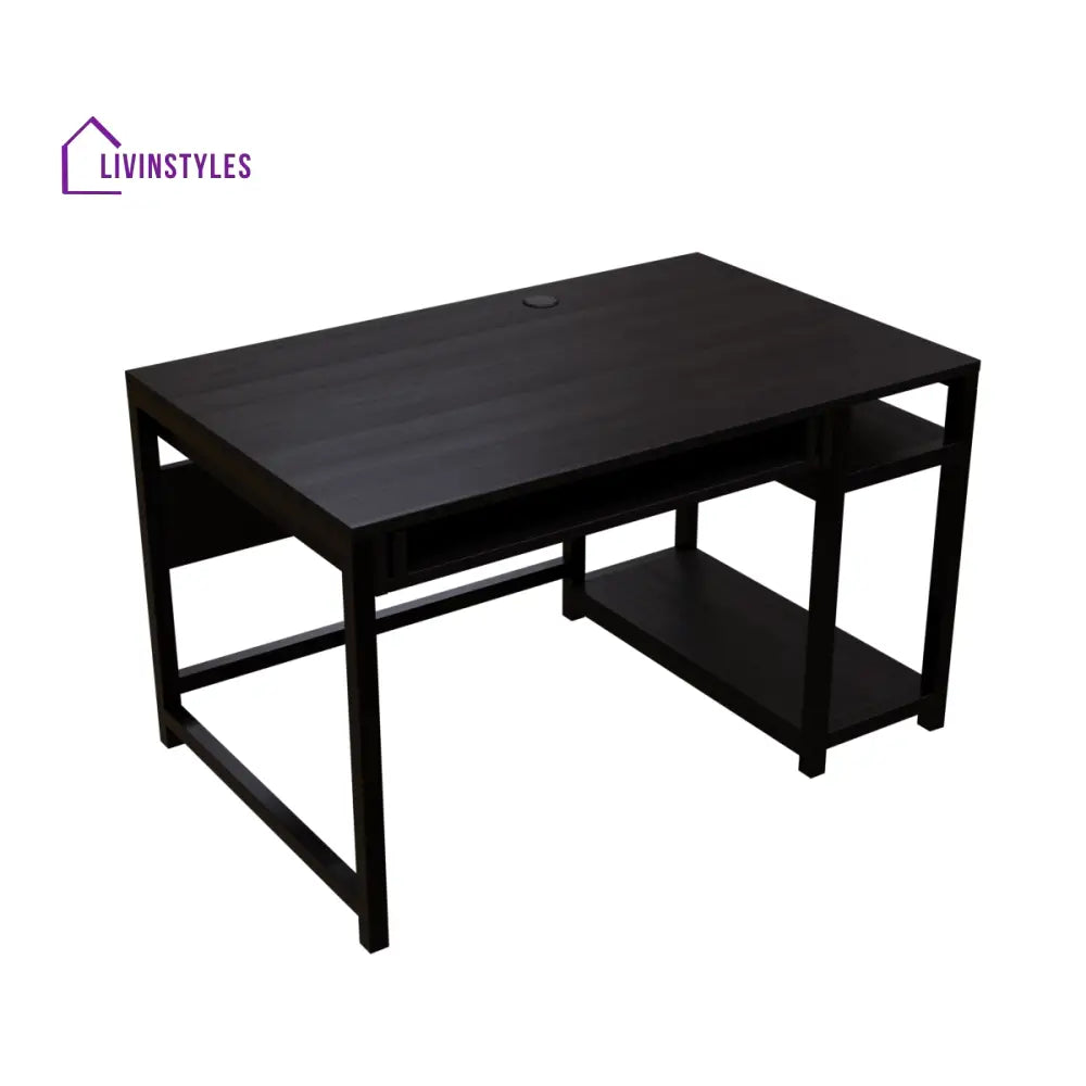 Carter Computer Table With Open Storage | Computer Table | Study Table for Home - Art & Drafting Tables