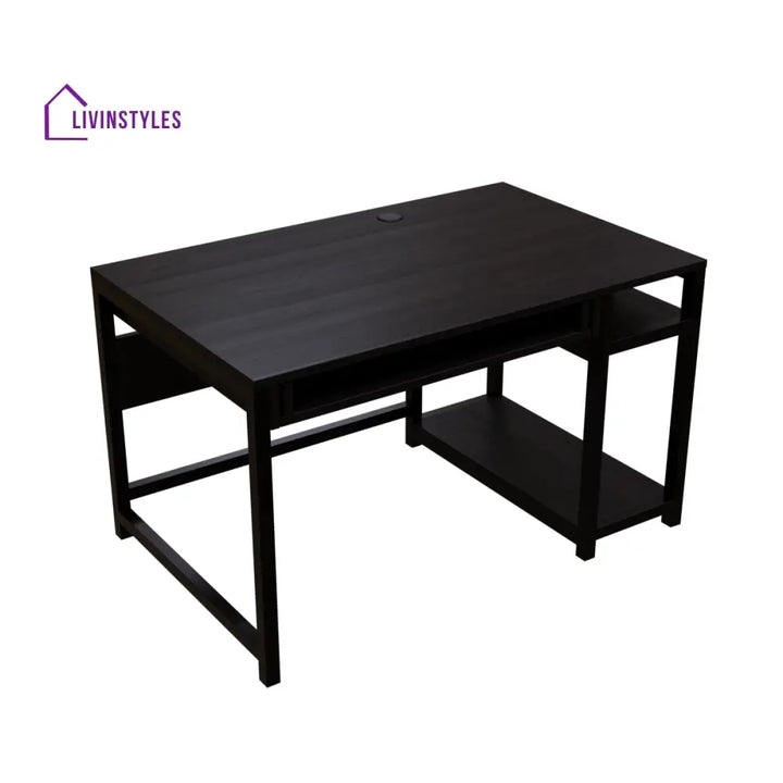 Carter Computer Table With Open Storage | Computer Table | Study Table for Home - Art & Drafting Tables