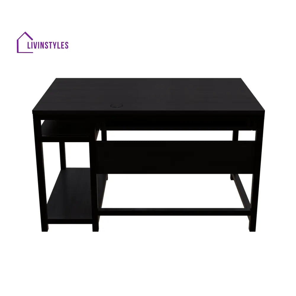 Carter Computer Table With Open Storage | Computer Table | Study Table for Home - Art & Drafting Tables