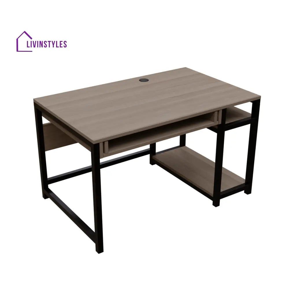 Carter Computer Table With Open Storage | Computer Table | Study Table for Home - Art & Drafting Tables