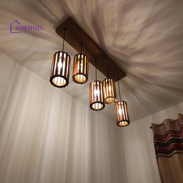 Casa Brown 5 Series Hanging Lamp Lamps