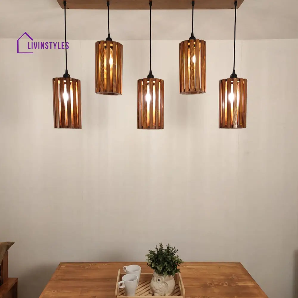 Casa Brown 5 Series Hanging Lamp Lamps