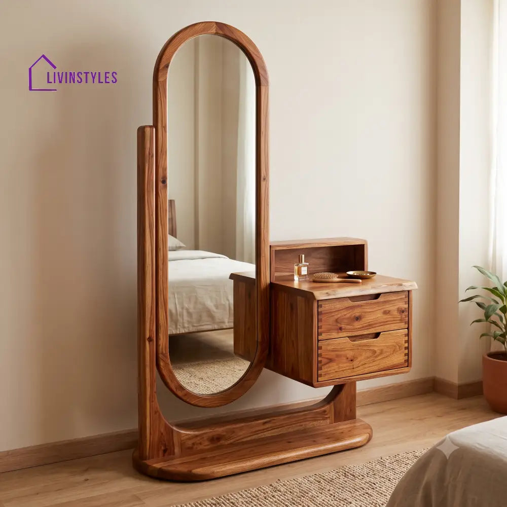 Cassandre Premium Solid Wood Dressing Table for Bedroom | New Designer Dressing Unit