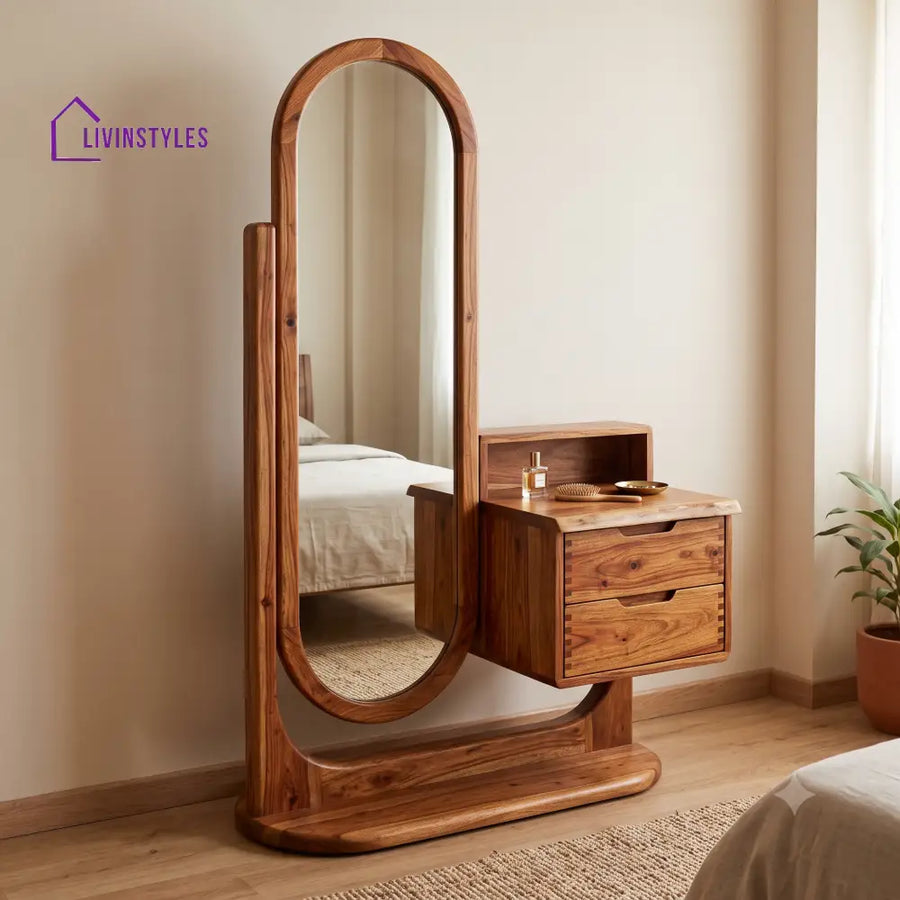 Cassandre Premium Solid Wood Dressing Table for Bedroom | New Designer Dressing Unit