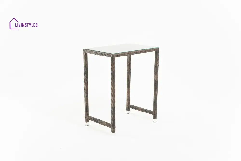Cea Outdoor Patio Bar Sets 4 Chairs and 1 Table (Brown) - Bar Sets