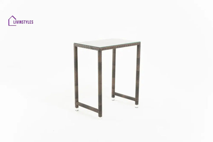 Cea Outdoor Patio Bar Sets 4 Chairs and 1 Table (Brown) - Bar Sets