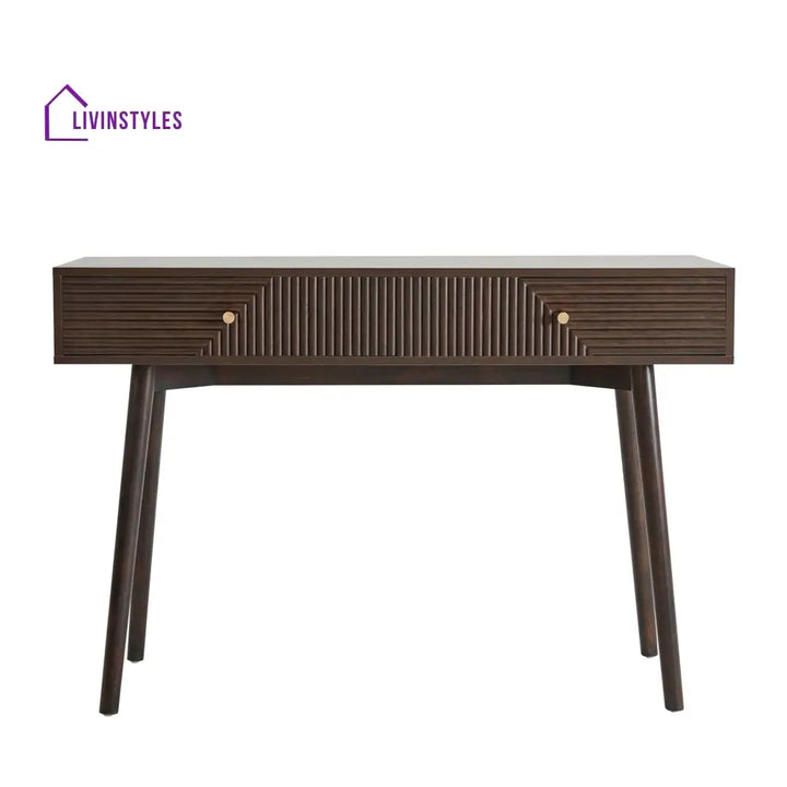 César Dressing Table Console - Walnut - Dressing Table