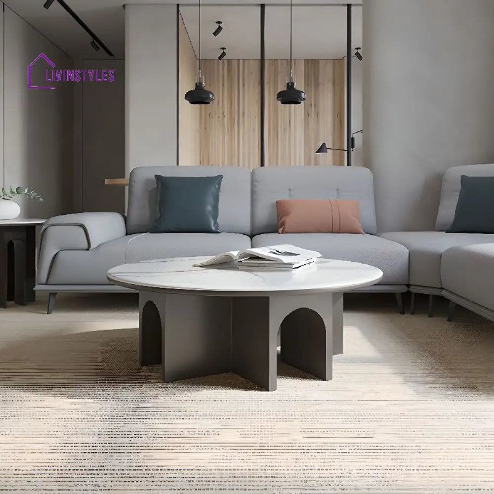Chaitanya Stainless Steel Coffee Table for Living Room