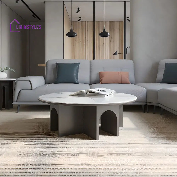 Chaitanya Stainless Steel Coffee Table for Living Room