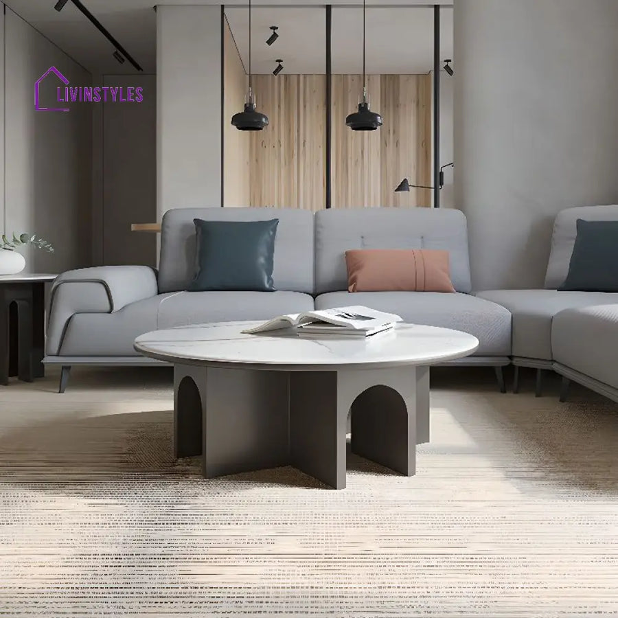Chaitanya Stainless Steel Coffee Table for Living Room