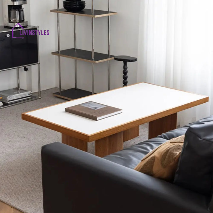 Charita Solid Wood Coffee Table for Living Room