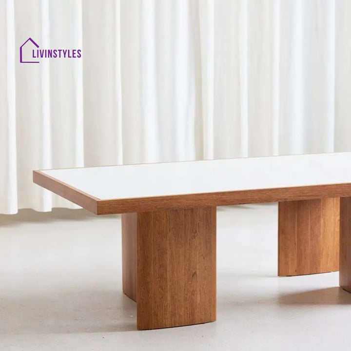 Charita Solid Wood Coffee Table for Living Room