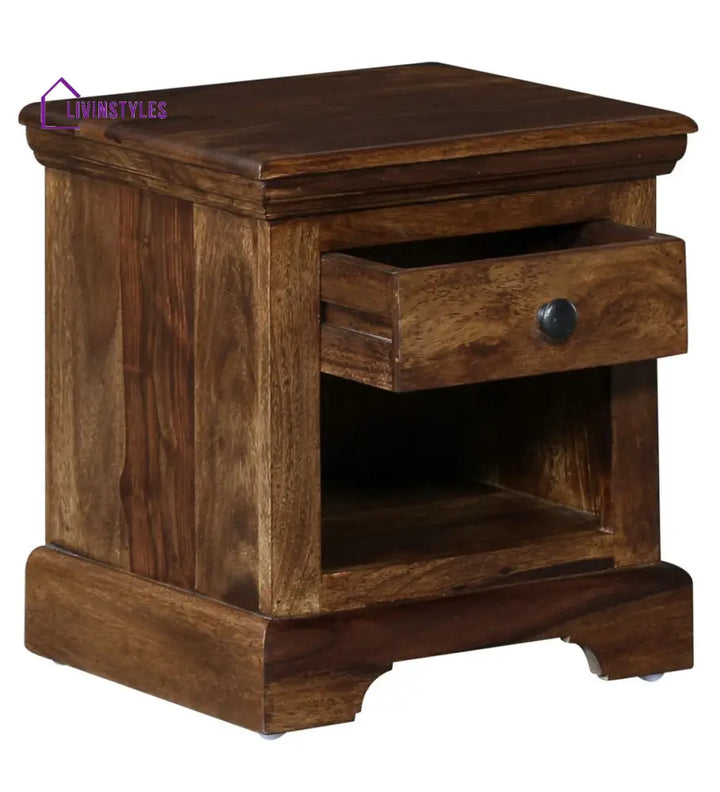Kanishka Solid wood Bedside Table Bedroom Furniture Sets