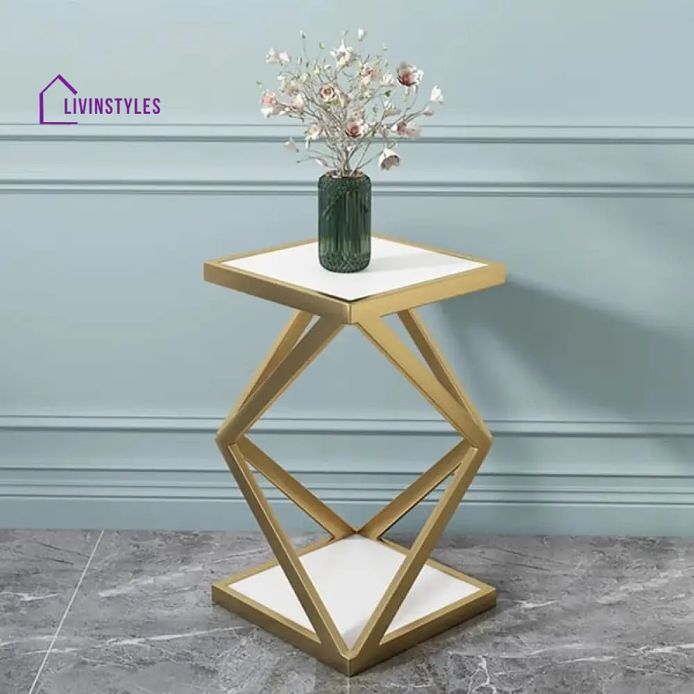 Charlotte Metal And Marble Plant Stand - Set Of 3