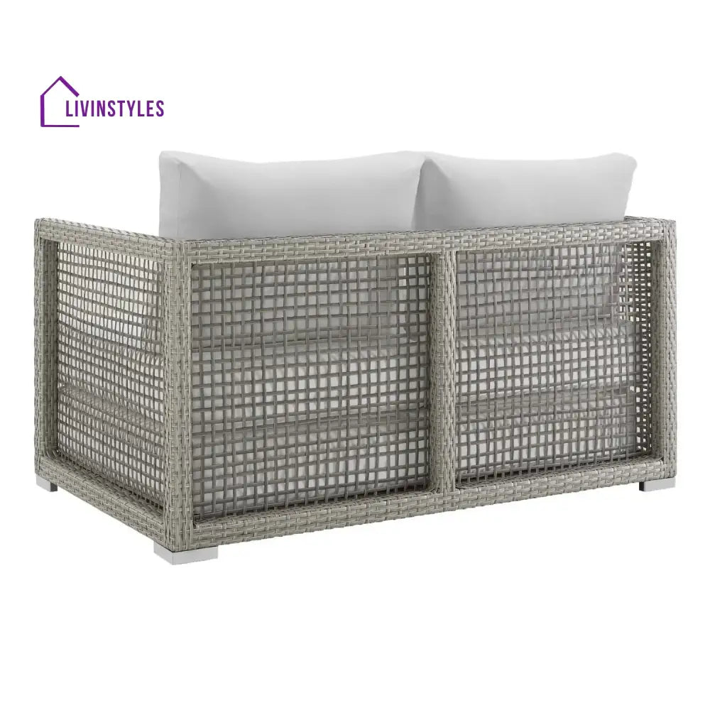 Charmi Outdoor Wicker Woven 6 Pieces Sectional Patio Furniture Set - Sofa Set