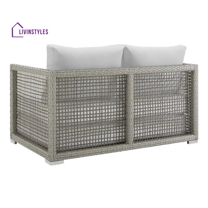 Charmi Outdoor Wicker Woven 6 Pieces Sectional Patio Furniture Set - Sofa Set