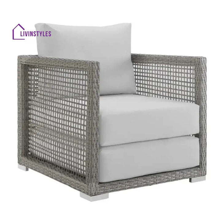 Charmi Outdoor Wicker Woven 6 Pieces Sectional Patio Furniture Set - Sofa Set