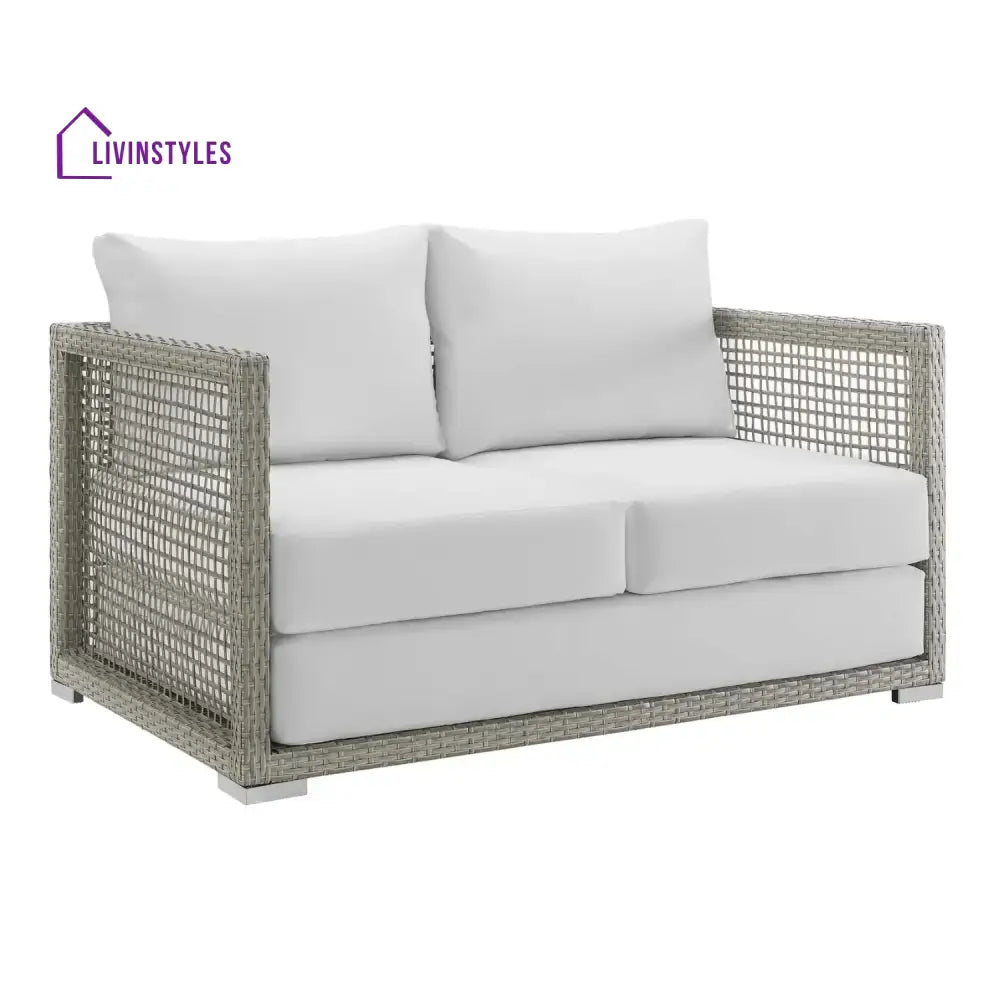 Charmi Outdoor Wicker Woven 6 Pieces Sectional Patio Furniture Set - Sofa Set
