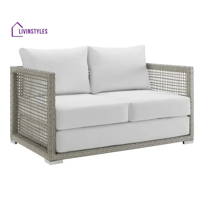 Charmi Outdoor Wicker Woven 6 Pieces Sectional Patio Furniture Set - Sofa Set
