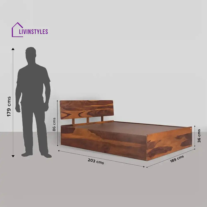 Darshan Sheesham Solid Wood Storage Beds Bedroom Furniture Sets