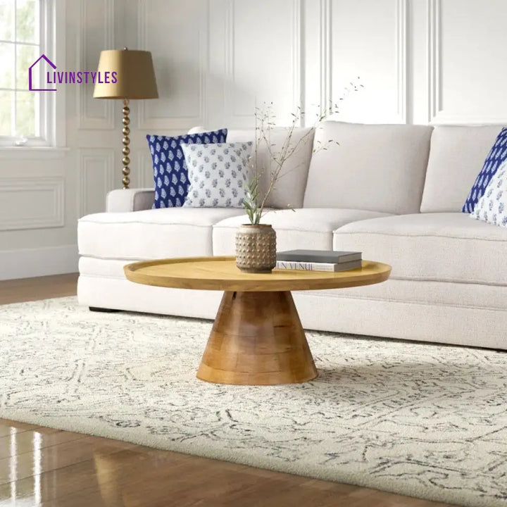 Charu Solid Wood Coffee Table for Living Room