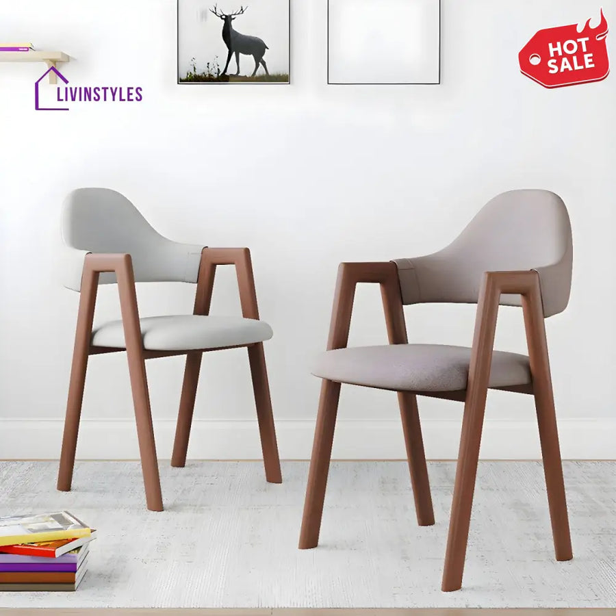 Charulata Wooden Dining Chair | Sheesham Wood - Single Chair
