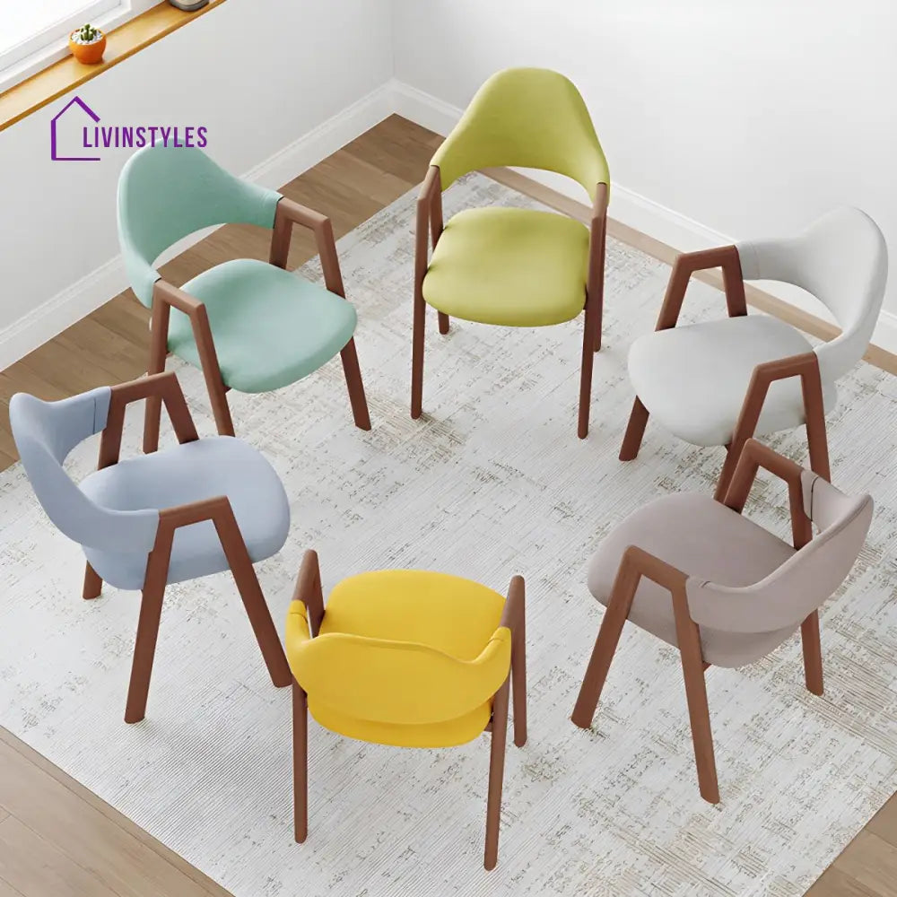 Charulata Wooden Dining Chair | Sheesham Wood - Single Chair