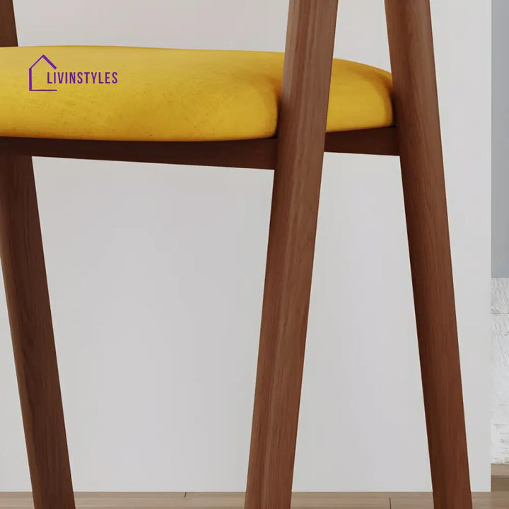 Charulata Wooden Dining Chair | Sheesham Wood - Single Chair