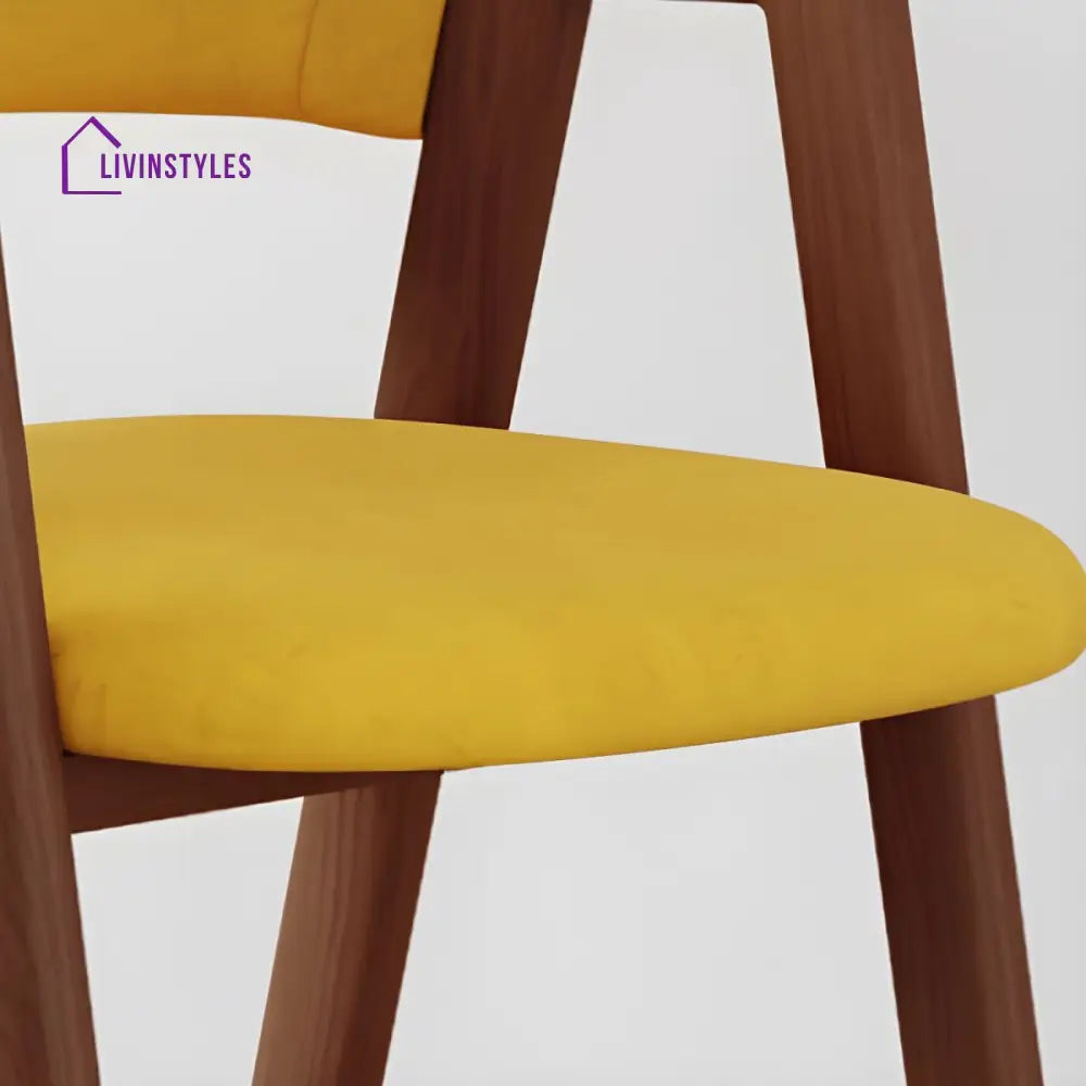Charulata Wooden Dining Chair | Sheesham Wood - Single Chair