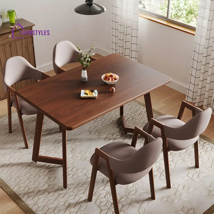 Charulata Wooden Dining Chair | Sheesham Wood - Single Chair