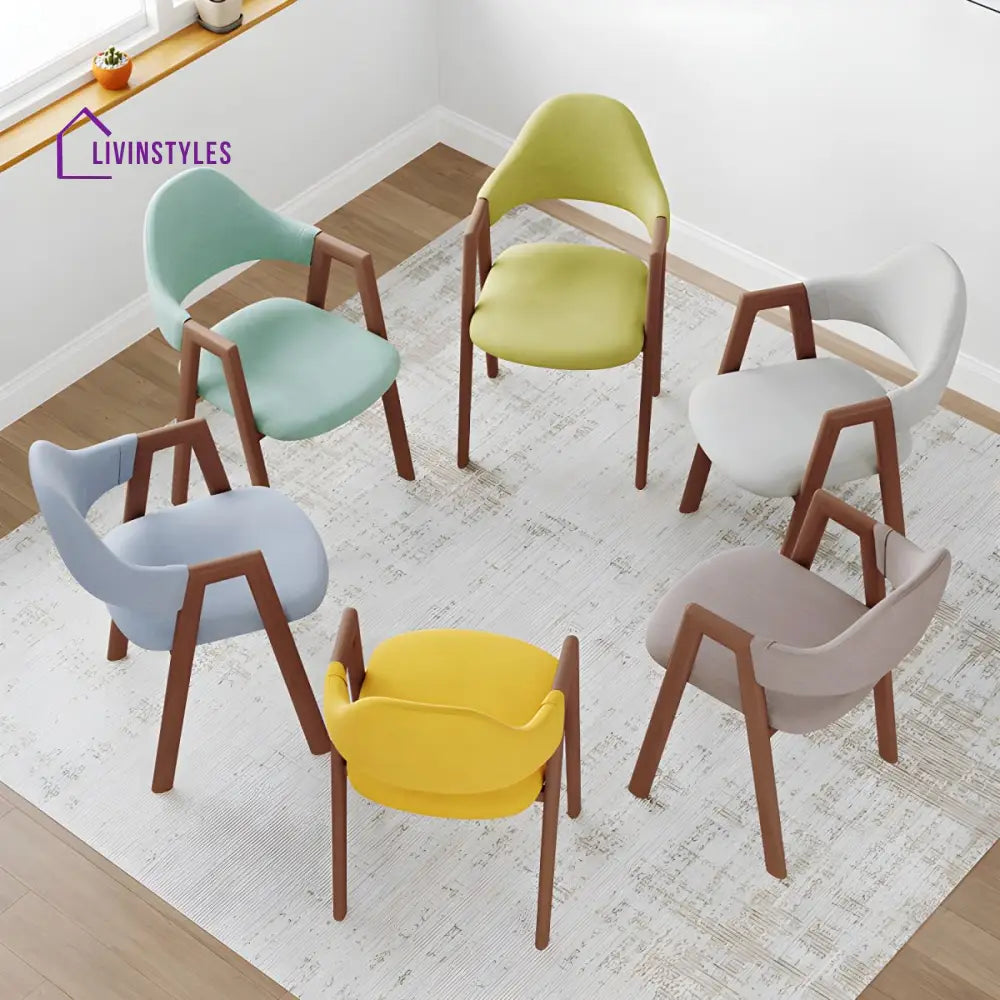 Charulata Wooden Dining Chair | Sheesham Wood - Single Chair