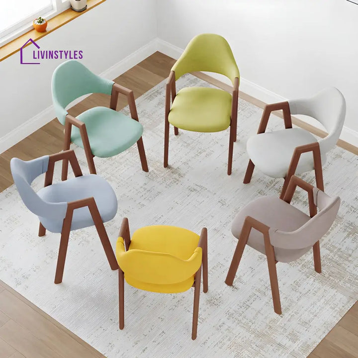 Charulata Wooden Dining Chair | Sheesham Wood - Single Chair