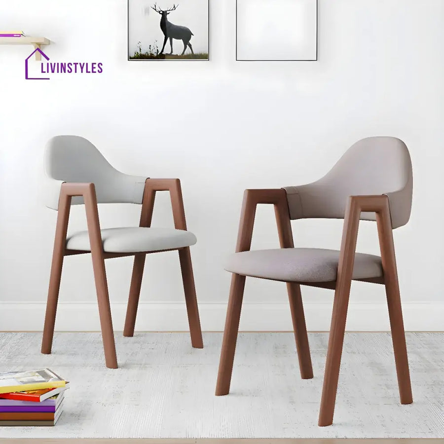 Charulata Wooden Dining Chair | Sheesham Wood - Single Chair