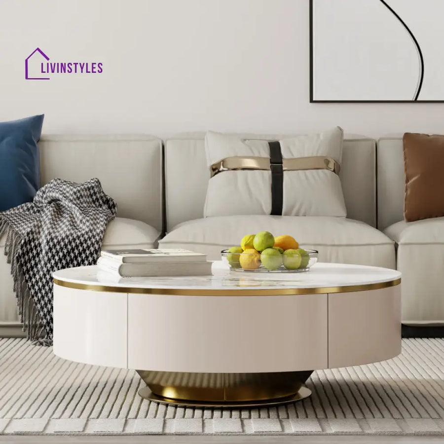 Charvi Metal Coffee Table For Living Room